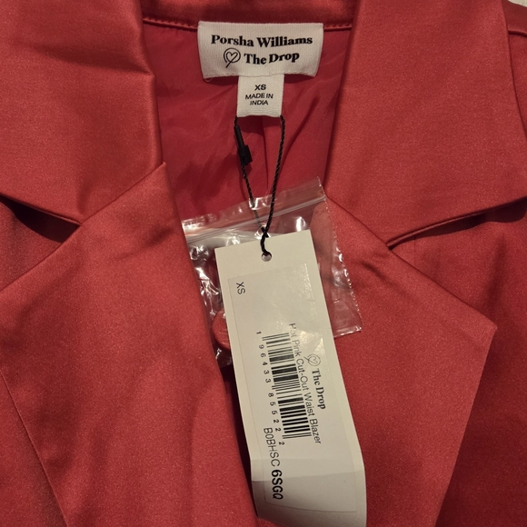 Porsha Williams x The Drop Women's Back Cutout Waist Blazer - Picture 6 of 7